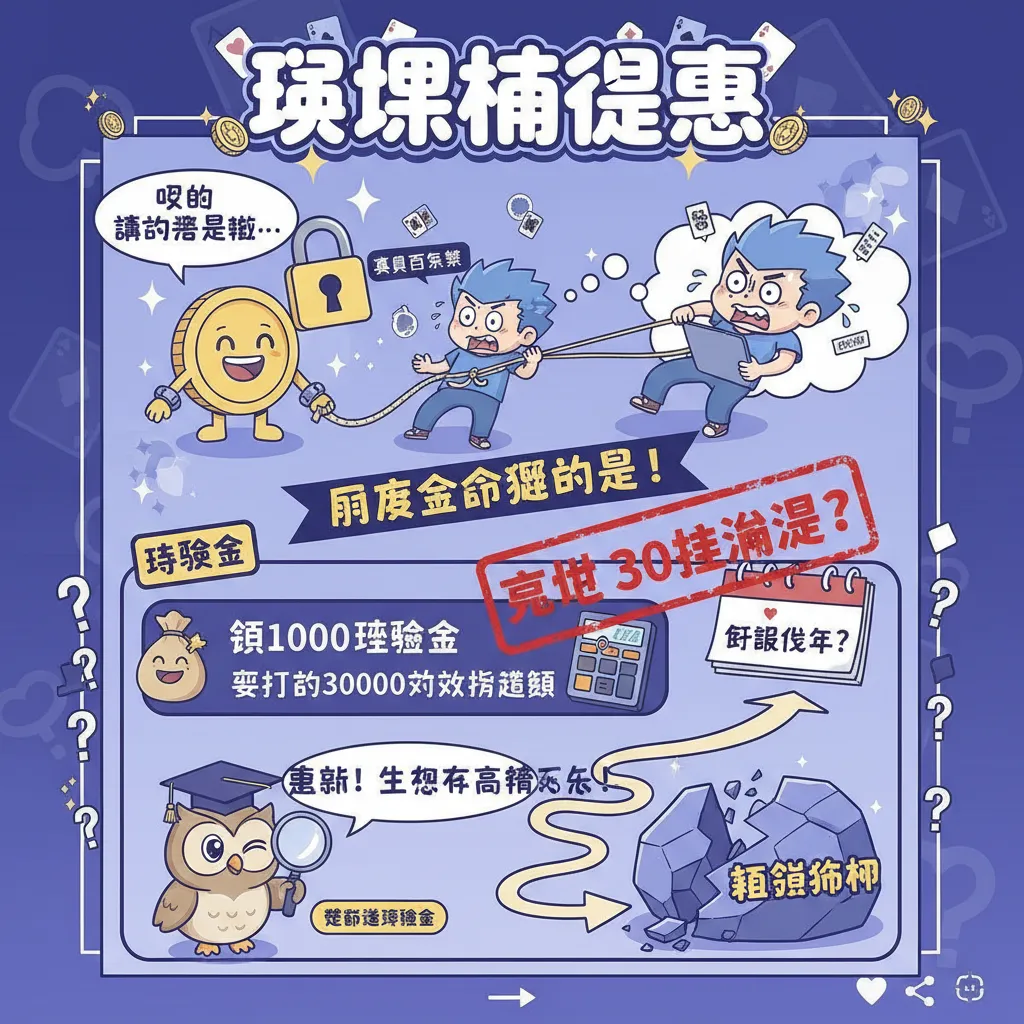 領取娛樂城優惠必看：體驗金與流水要求解析