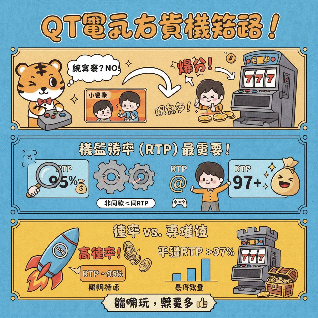 掌握QT電子老虎機爆分攻略與機臺勝率分析